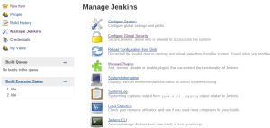 Manage Jenkins